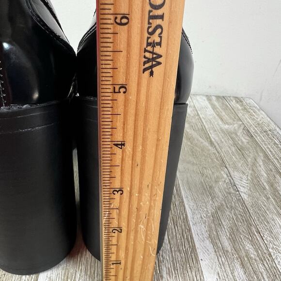 Steve Madden Y2K Shoes Chunky Heel Platform Penny Loafer Women's 8 Juniper - Picture 13 of 15